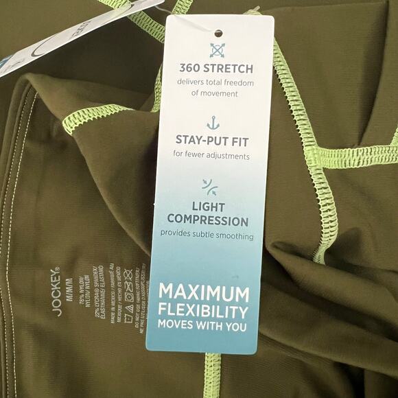 Jockey Performance 360 Stretch 9" Bike Short , M - Picture 6 of 10